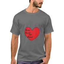 恵まれ祝福された男性用Tシャツ