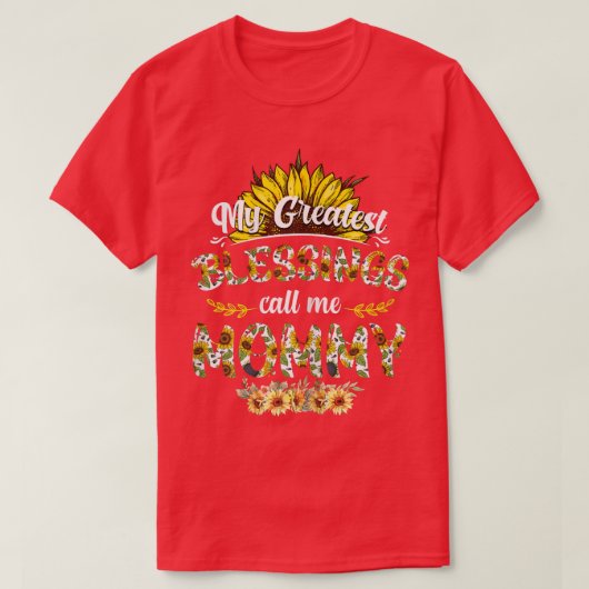 恵みがママと呼もっとも偉大ぶ Tシャツ (デザイン正面)