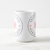 恵みとともに成長する愛に根ざす感動的- コーヒーマグカップ (中央)