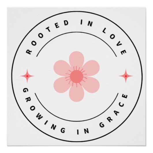 恵みとともに成長する愛に根ざす感動的- ポスター (正面)