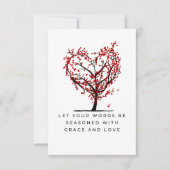 恵みと愛 サンキューカード (正面)