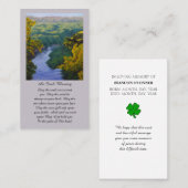 恵みと祈りの言葉メモリアルカード 名刺 (正面/裏面)