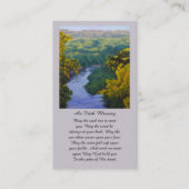 恵みと祈りの言葉メモリアルカード 名刺 (正面)