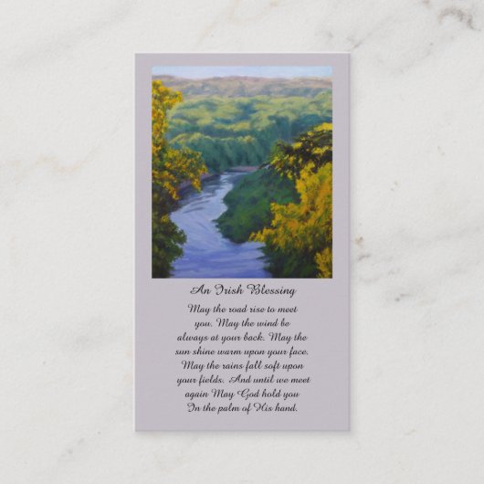 恵みと祈りの言葉メモリアルカード 名刺 (正面)