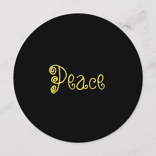 恵みとPeace Bauble Card by RoseWrites (裏面)