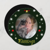 恵みとPeace Bauble Card by RoseWrites (正面/裏面)