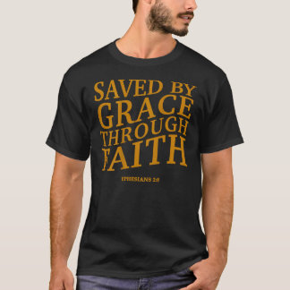 恵みによって信仰を通して救われる キリスト教 イエス・キリスト 神 S Tシャツ