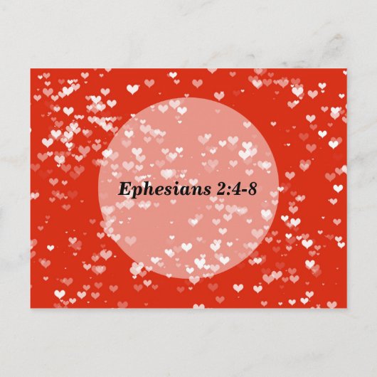 恵みによって救われた エペソ人への手紙2 ポストカード (裏面)