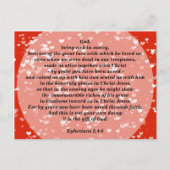 恵みによって救われた エペソ人への手紙2 ポストカード (正面)