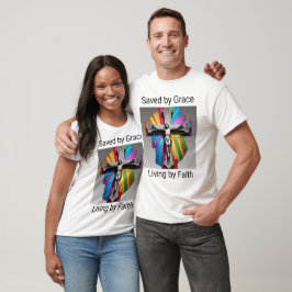 恵みによって生きる Tシャツ