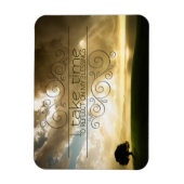 「恵みに反映」モチベーション確認フレックス マグネット (縦)