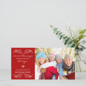 恵みのカウント年始の写真カード/赤 シーズンカード (スタンド正面)