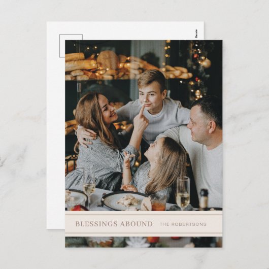 恵みのグロスグレインのクリスマスポストカード シーズンポストカード (正面/裏面)