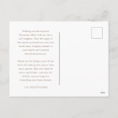 恵みのグロスグレインのクリスマスポストカード シーズンポストカード (裏面)