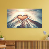 「恵みのハート」 キャンバスプリント (インサイチュ (リビング))