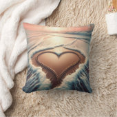 「恵みのハート」装飾用クッション クッション (ブランケット)