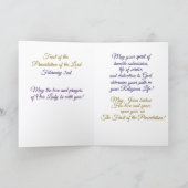 恵みのプレゼンテーションの饗宴,カード カード (内部)