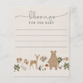 恵みのベビー- Baby Shower Card (正面)