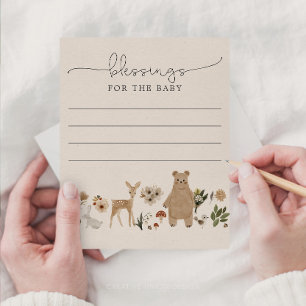 恵みのベビー- Baby Shower Card