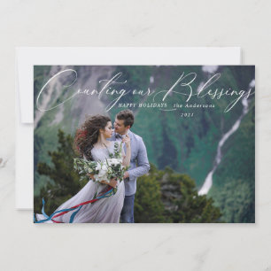 恵みのホリデーカードを数える シーズンカード