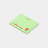 恵みの前向き肯定を許可する赤いツリー ポストイット (アングル)