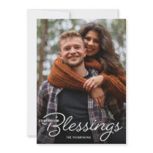 恵みの数を数える初めてのクリスマス写真