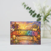 恵みの状態 スピリチュアル ポストカード (スタンド正面)