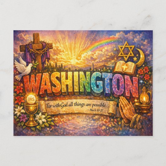 恵みの状態 スピリチュアル ポストカード (正面)