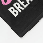 恵みの神によってI#39;m生存乳癌A フリースブランケット (角)