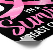 恵みの神によってI#39;m生存乳癌A ポスター (角)