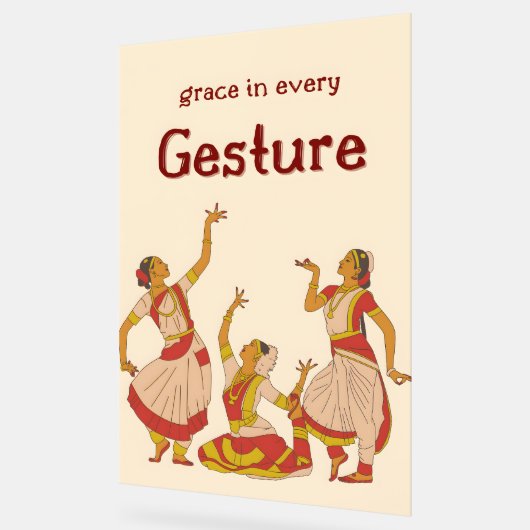 恵みの言語 アクリルサイン (傾斜)