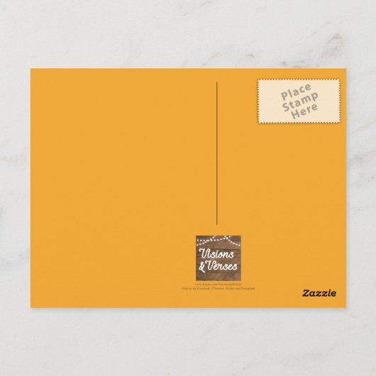 恵みはがきの数感動的え ポストカード (裏面)