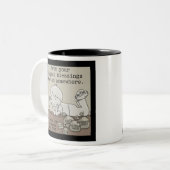 恵みはどこかで開始 ツートーンマグカップ (正面左)