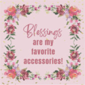 恵みはアクセサリ シール (正面)