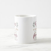 恵みは一時しのぎではない 永遠である 引用 コーヒーマグカップ (中央)
