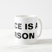 「恵みは人」のクラシック コーヒーマグカップ (正面右)