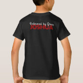 恵みは十分 - 福音の少年用イエス Tシャツ (裏面)