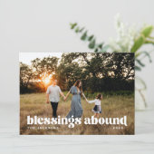 恵みは宗教的なクリスマスに溢れている シーズンカード (スタンド正面)