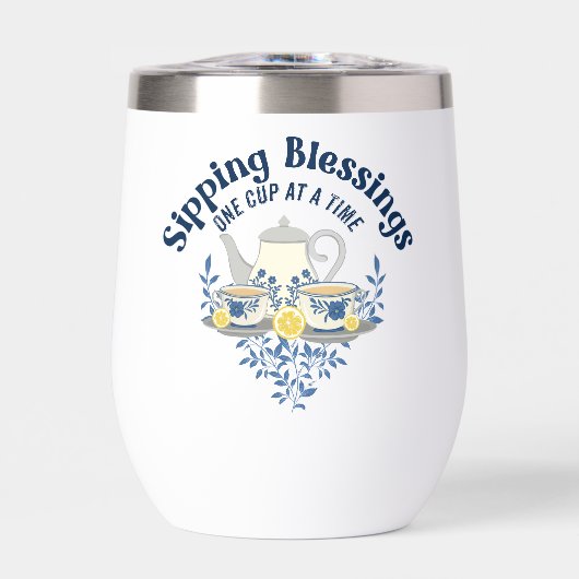 恵みを一度に1杯ずつ飲み込む (正面)