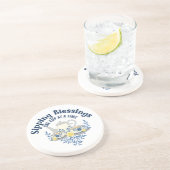 恵みを一度に1杯ずつ飲み込む コースター (側面)