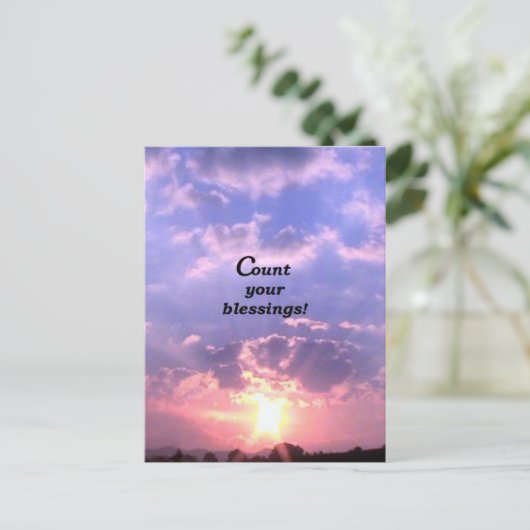 恵みを！ ポストカード (スタンド正面)