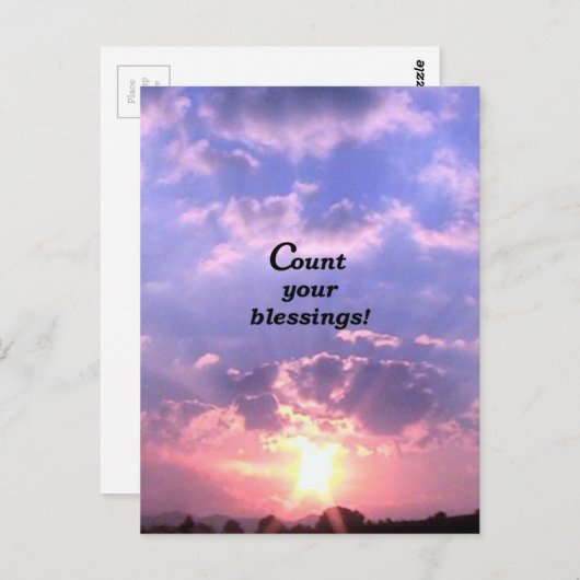 恵みを！ ポストカード (正面/裏面)