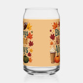 恵みアハウンド常時秋デザイン ガラス缶 (右)