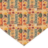 恵みアハウンド常時秋デザイン ショートテーブルランナー (コーナー)