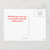 恵みクリスマスカード シーズンポストカード (裏面)