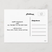 恵みコラージュ | 休日の写真はがき シーズンポストカード (裏面)