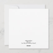 恵みゴシック美しいクリスマスカード シーズンカード (裏面)