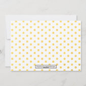 恵みスフェイク金ゴールドスクリプトクリスマスフォト シーズンカード (裏面)