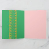 恵みハッピーホリデーズフォールディンググリーティングカード カード (内部)