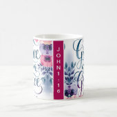 恵みパーソナライズされたとキリスト教徒 コーヒーマグカップ (中央)